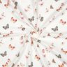 Mousseline/dubbel gehaakte stoffen mooie vlinders Digitaal printen | Poppy Fabrics – ivoor/perzik,  thumbnail number 3