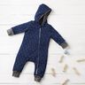 Jeans Doorgestikte stof Harten – nachtblauw,  thumbnail number 5