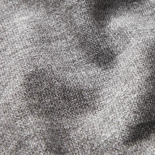 Mantelstof melange opgeruwd – donkergrijs, image number 2