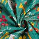 Decostof Canvas Jungle – petroleum/geel,  thumbnail number 3