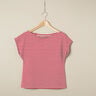 Katoenjersey smalle strepen – rood/wit,  thumbnail number 6