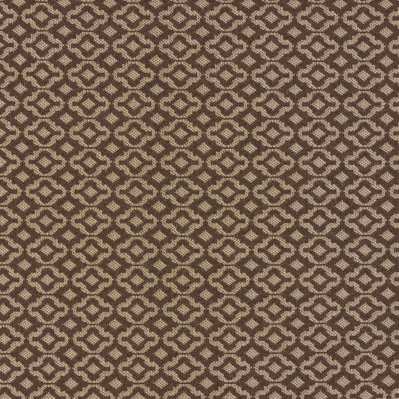 Gebreide jacquard ruiten – beige/bruin,  image number 1