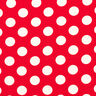 Crêpe weefsel Stippen [2,5 cm] – rood,  thumbnail number 1