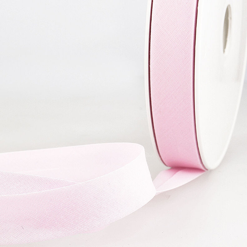 Biasband Polycotton [20 mm] – lichtroze,  image number 1