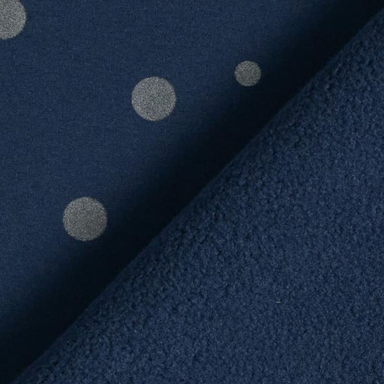 Softshell reflecterende stippen – marineblauw,  image number 5