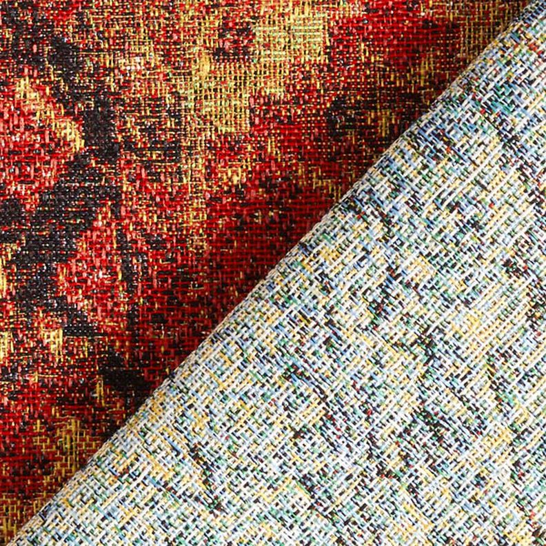 Decostof Gobelin geweven tapijt – terracotta/vuurrood,  image number 6