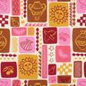 Katoenpopeline Patchwork | Poppy Fabrics – creme/donkerrood,  thumbnail number 1