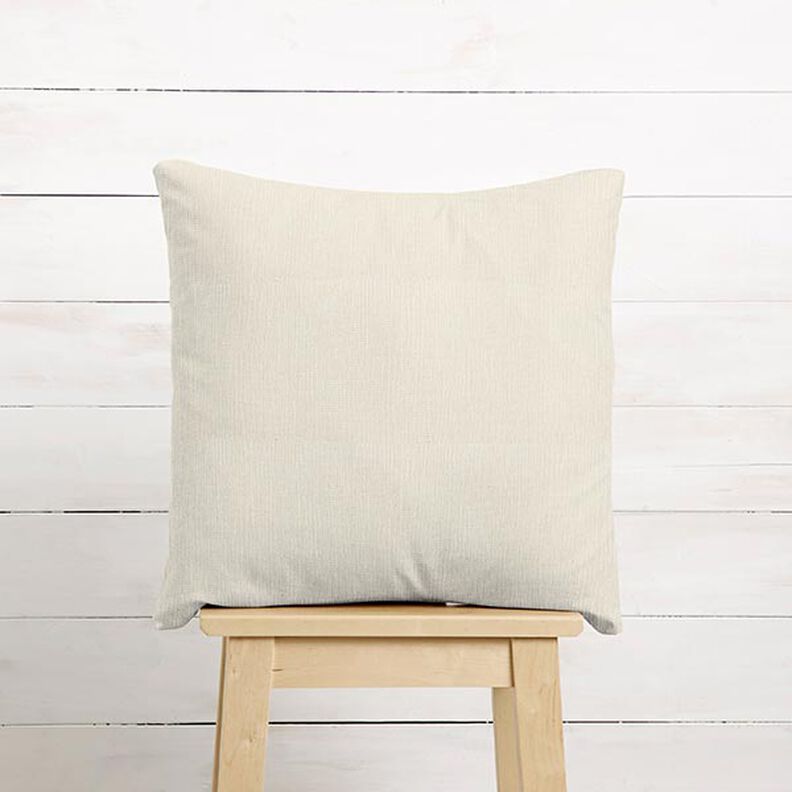 Decostof Jacquard Subtiele ribbels – creme, image number 6