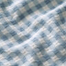 Katoenen stof gestructureerde ruiten – wit/lichtblauw,  thumbnail number 2