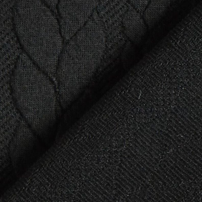 Jerseyjacquard cloqué kabelsteekpatroon – zwart,  image number 4
