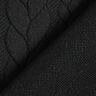 Jerseyjacquard cloqué kabelsteekpatroon – zwart,  thumbnail number 4