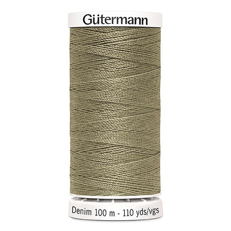 Jeansdraad [2725] | 100 m | Gütermann – kaki,  image number 1