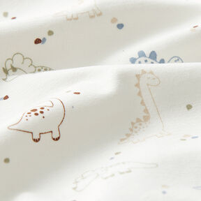 Katoenjersey Baby dino's – ecru, 