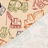 French Terry sommersweat Bouwvoertuigen| Poppy Fabrics – beige/marineblauw,  thumbnail number 4