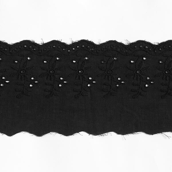 Festonkant tuinbloem [90mm] - zwart,  image number 1