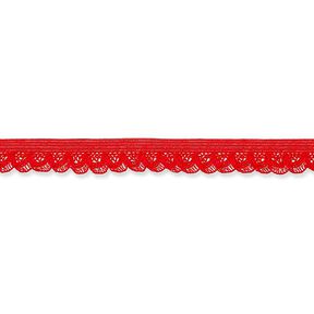 Elastische ruche [15 mm] – rood, 