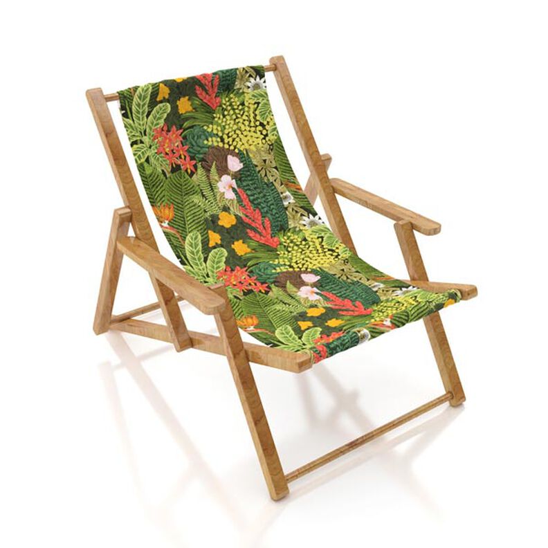 Outdoorstof Canvas exotische planten – donkergroen,  image number 10