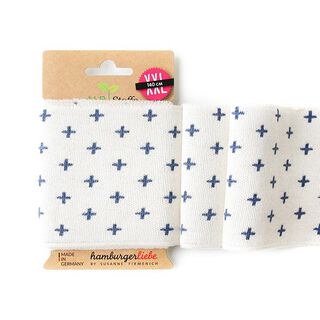 GOTS Biologische boordstof CUFF ME ICON [140 cm | 8 cm] | Albstoffe | Hamburger Liebe, 