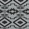Ikat-patroon van gebreide stof – grijs/zwart,  thumbnail number 1