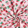Katoenjersey Schattige aardbeien | PETIT CITRON – roze,  thumbnail number 3