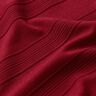 Jersey brede gestructureerde strepen – bordeauxrood,  thumbnail number 2