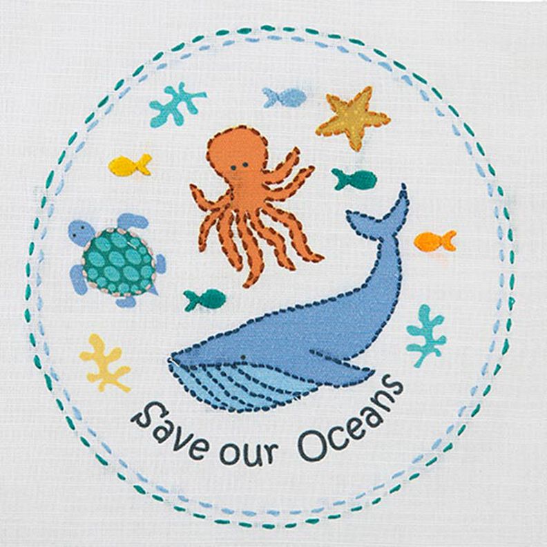 Borduurset voor beginners Save our Oceans,  image number 2