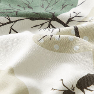 ARVIDSSONS TEXTIL – Decostof Half panama Norrland – wit/groen, 