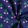 Gecoate katoen schattige kersen – marineblauw,  thumbnail number 3