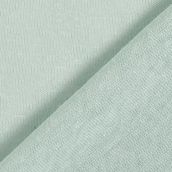 Jersey linnen-viscosemix effen – pastelgroen, image number 3