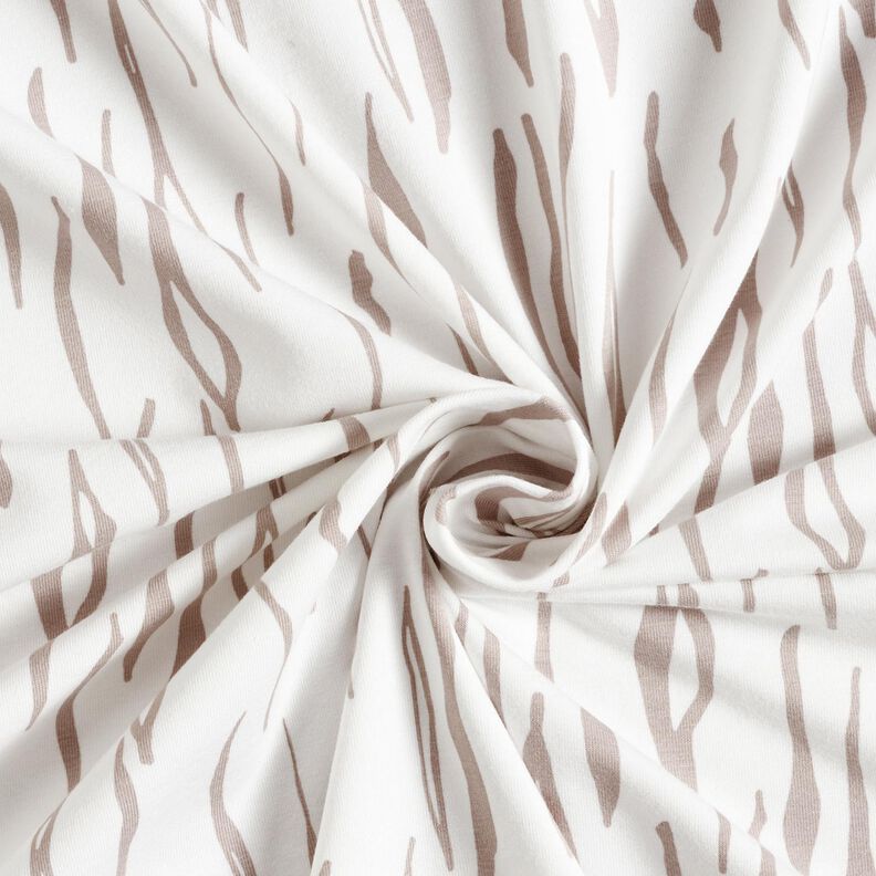 Katoenen jersey zebra – ecru,  image number 3