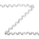 Zigzagband lurex [12 mm] - zilver,  thumbnail number 1
