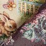 Decostof Gobelin Paashazen in de tuin – lichtbeige/bessen,  thumbnail number 4
