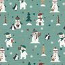 Katoenjersey Pinguïn, ijsbeer en sneeuwman – riet,  thumbnail number 1