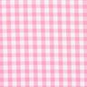 Katoenen stof Vichy ruit 1 cm – roze/wit,  thumbnail number 1