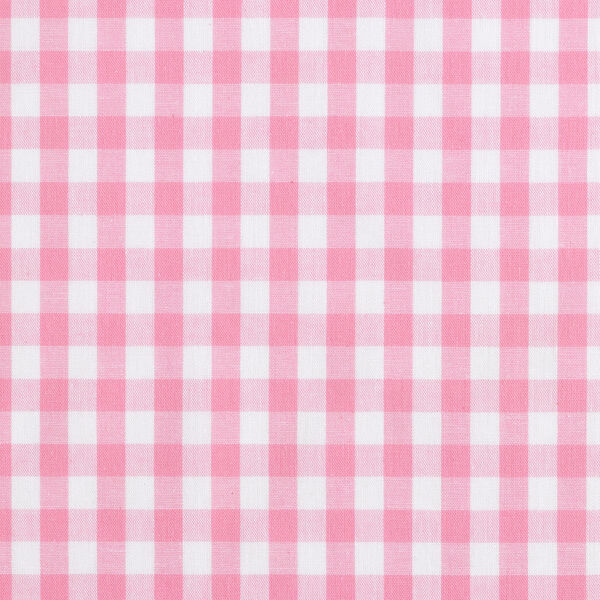 Katoenen stof Vichy - 1 cm – roze, image number 1