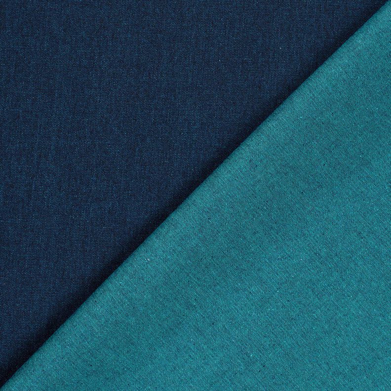 Denim katoenmix melange – oceaanblauw,  image number 3