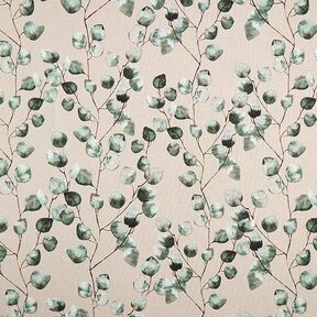 Decostof Half panama Eucalyptus – natuur/mint, 