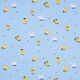 Katoenjersey sportieve dieren | PETIT CITRON – lichtblauw,  thumbnail number 1