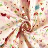 Gecoate katoen fantastische paarden – lichtbeige/roze,  thumbnail number 4