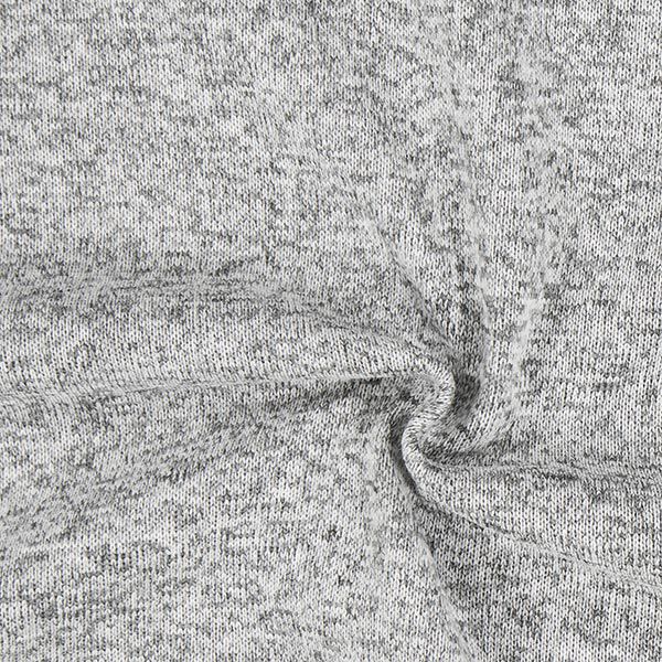 Fleece gebreid – lichtgrijs,  image number 1