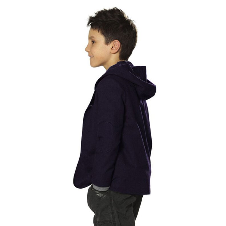 Lichte French Terry effen – nachtblauw,  image number 10