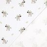 GOTS Katoenjersey Zebra's in de steppe Digitaal printen | Poppy Fabrics – wit/zwart,  thumbnail number 3