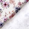 GOTS Katoenjersey Aquarel bloemen Digitaal printen – ecru/pastelviolet,  thumbnail number 4