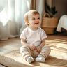 GOTS Katoenjersey Takken en planten | Poppy Fabrics – creme/reekalf,  thumbnail number 5