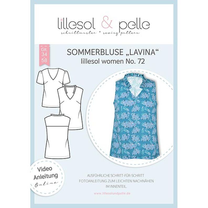 Blouse Lavina | Lillesol & Pelle No. 72 | 34-58, image number 1