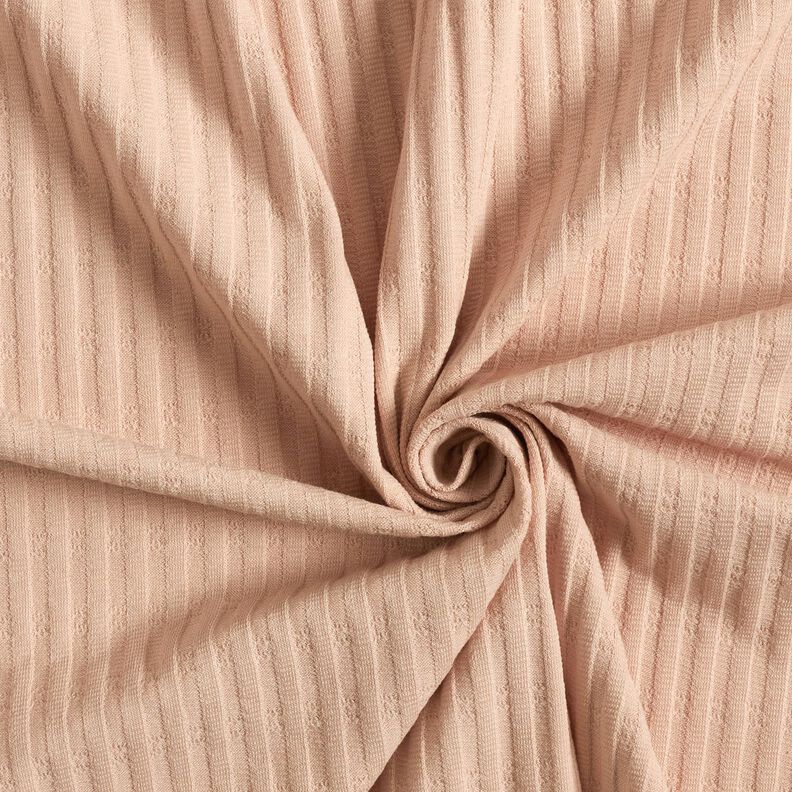 Ribjersey Enkelvoudig breipatroon – beige,  image number 3