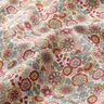 Decostof Half panama Grote bloesems – natuur/pink,  thumbnail number 2