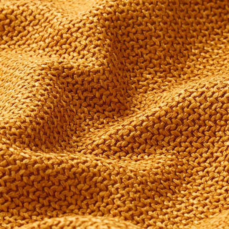 Bekledingsstof Grove keperbinding Bjorn – currygeel,  image number 2
