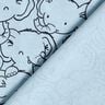 Katoenmix Jersey Olifantenzwerm – zilverblauw,  thumbnail number 4