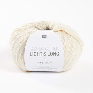 F COTTON LIGHT+LONG | Rico Design, 50 g (001), 
